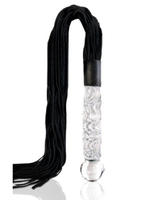 Hand Blown Glass Whip
